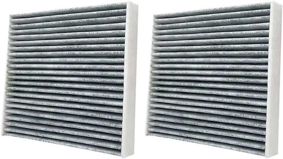 車内エアフィルター RAV4に適しています 2021-2024 カーボンファイバー製オートフィルター オートフィルター部品(2pcs