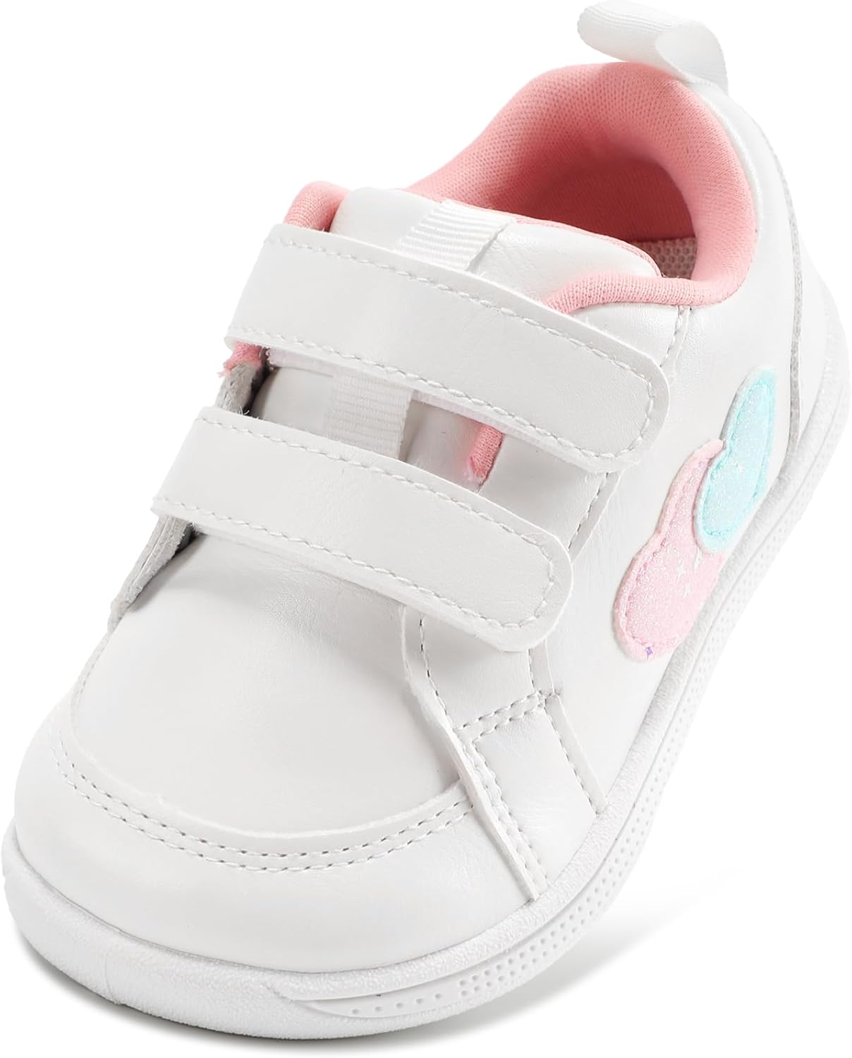 Wide Toe Box Toddler Shoes Boys Girls Barefoot Shoes Lightweight Kid Tennis Sneakers Non-Slip Zero Drop First Walking Running Shoe for School Outdoor Indoor Sports