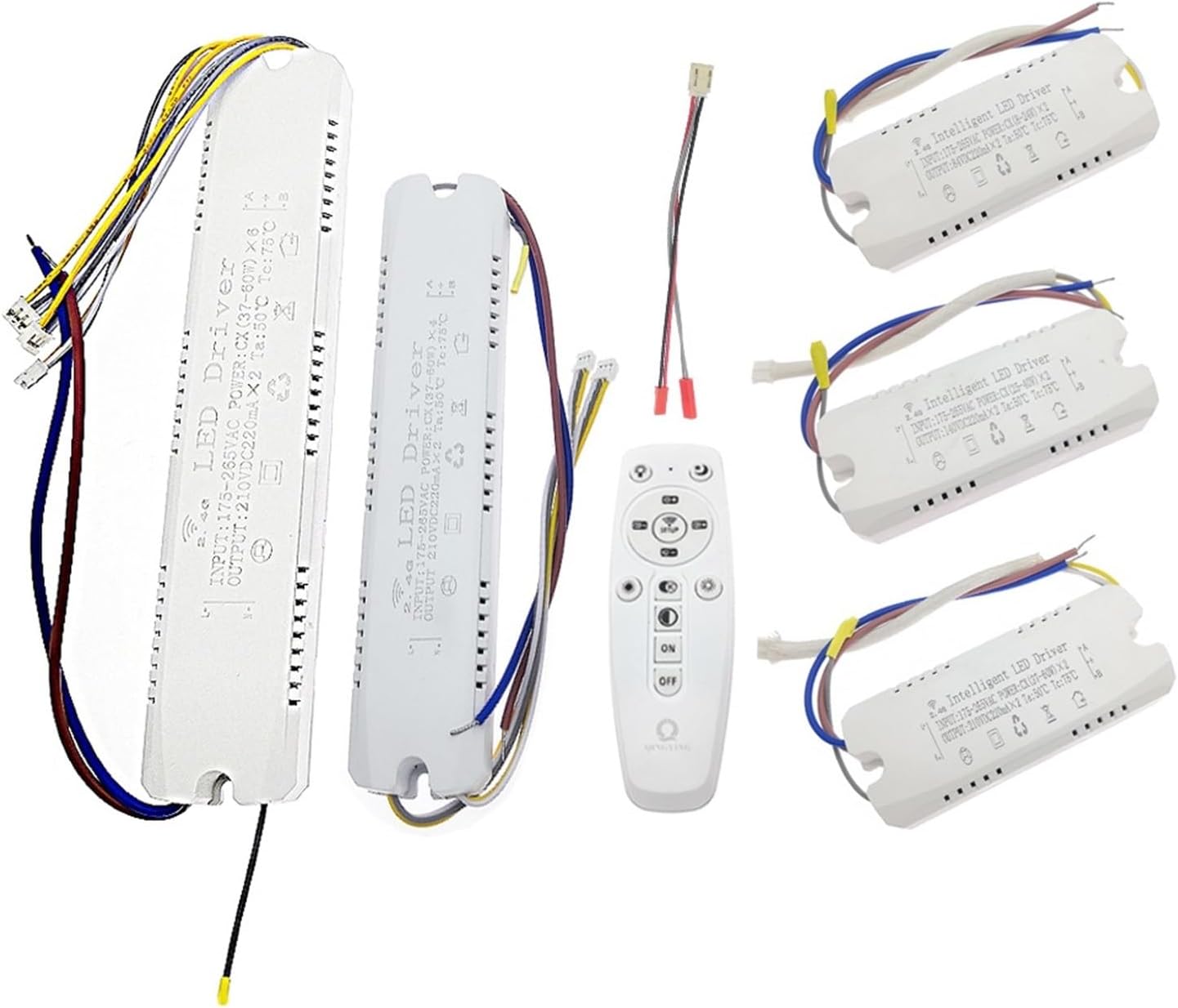 1 ピース AC220V 2.4 グラムリモコンスマート LED ドライバ 8-24 ワット 25-40 ワット 37-60 ワット