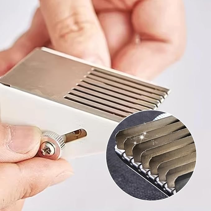 Cortador Multifuncional de Calamares y Ablandador de Carne, Ajustable miniatura 4