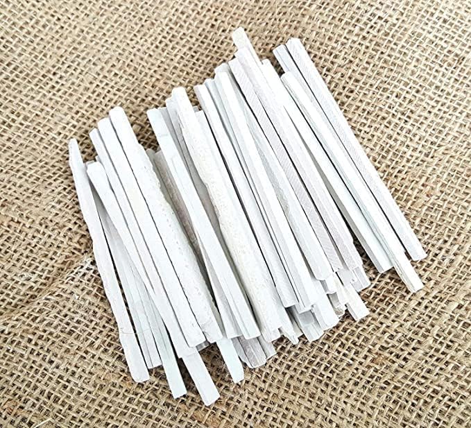 AnNafi® Chalk Pencils Edible | Raw Simple White Slate Pencil Slate Chalk For Writing | Drawing Chalk Box Set For Kids in Bulk | Chalkboard Markers Dustless Eatable Pencils (60)