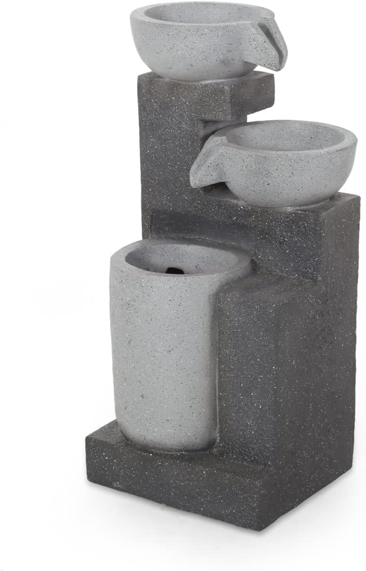 Christopher Knight Home Catoosa Outdoor Fountain, Multi Gray