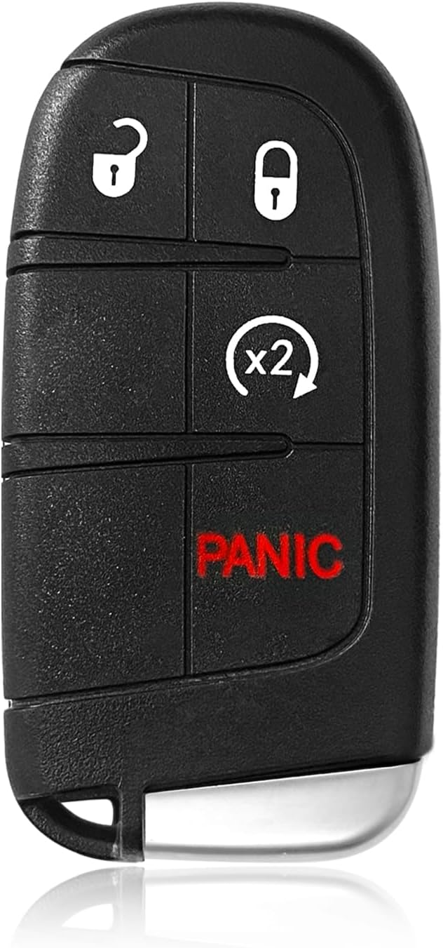 Car Key Fob Remote Keyless Entry Control M3M-40821302 434MHz 4 Button Replacement for 2019 2020 2021 Dodge Challenger Charger