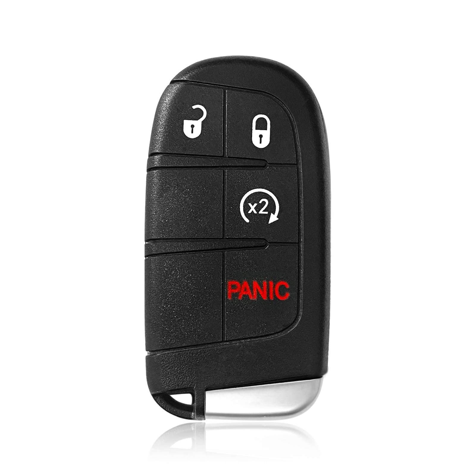 Keylessbest Replacement for 2018 2019 2020 2021 Dodge Charger Dart Chrysler 200 300 Fiat 500X Key Fob Remote Control M3N-40821302 4 Buttons 433MHz