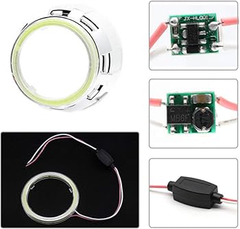 Amazon.co.jp: AUTOYUZU COBイカリング 車用LED デイライト