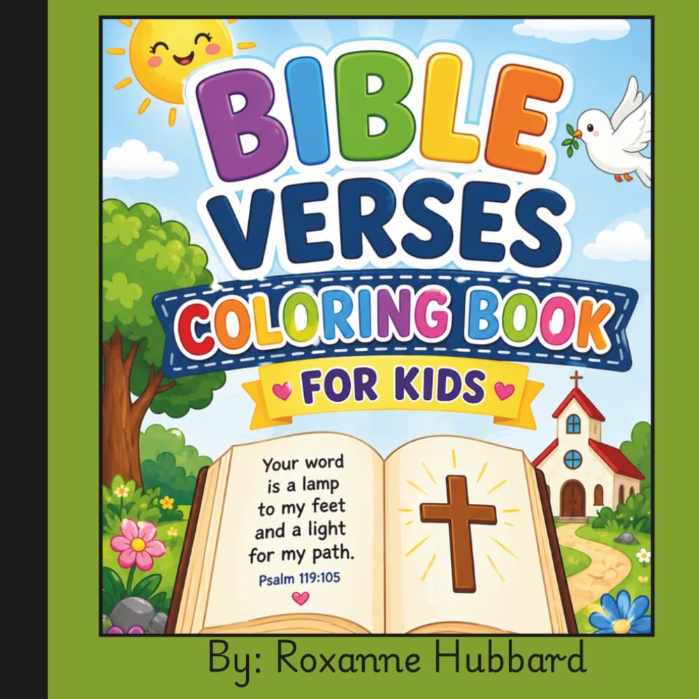 Bible Verses Coloring Book For Kids