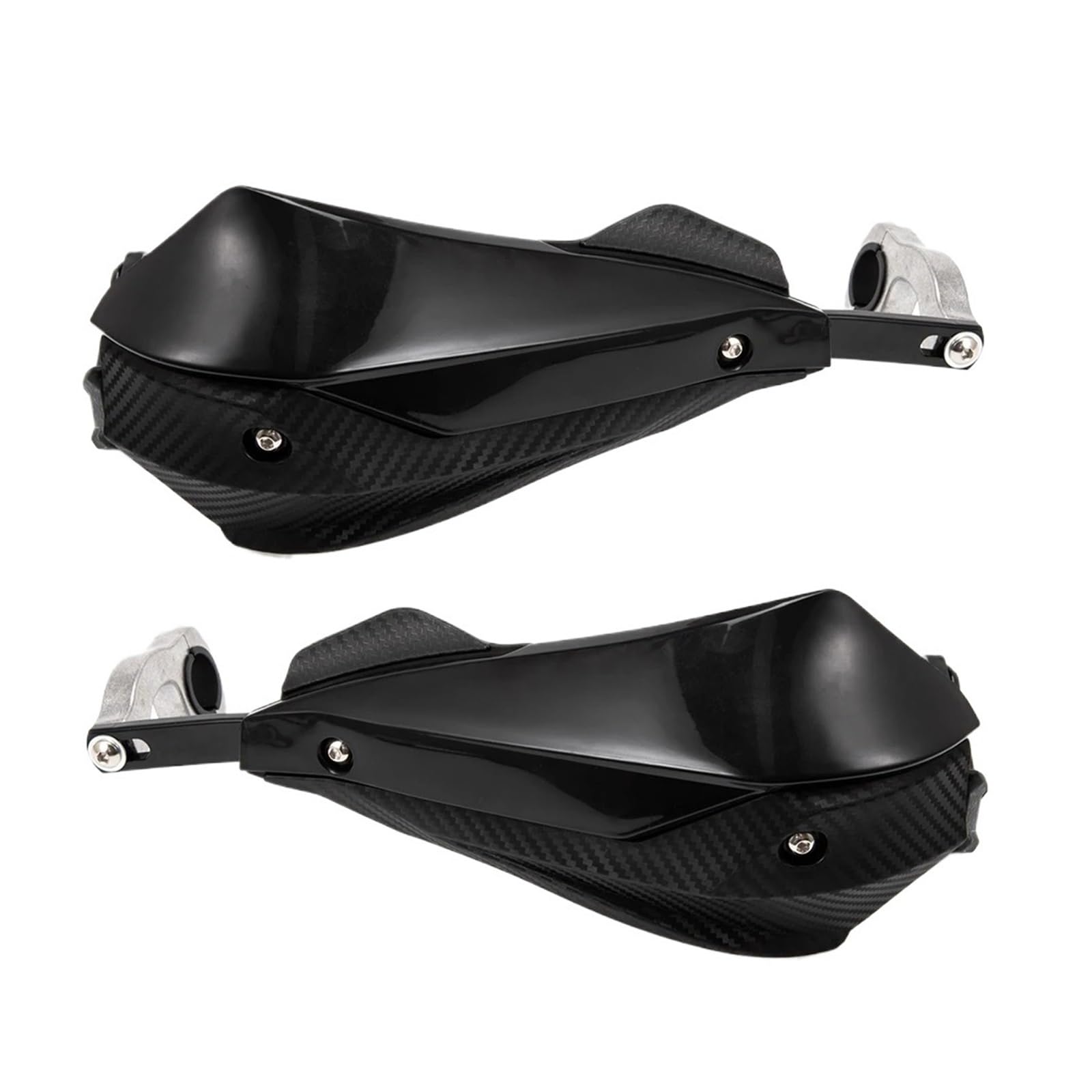 Negro para Motocicleta, Barra Cepillo, Protectores Manos para Motocross,protección para Carreras para Pit Street Protectores de Manos para Moto