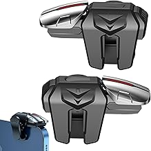 Fllyvly Mobile Game Controller with 4 Triggers L1R1 L2R2, Universal Mobile Phone Controller Compatible with iPhone, Android, iOS for PUBG, Fortnite, High Sensitivity and Protection