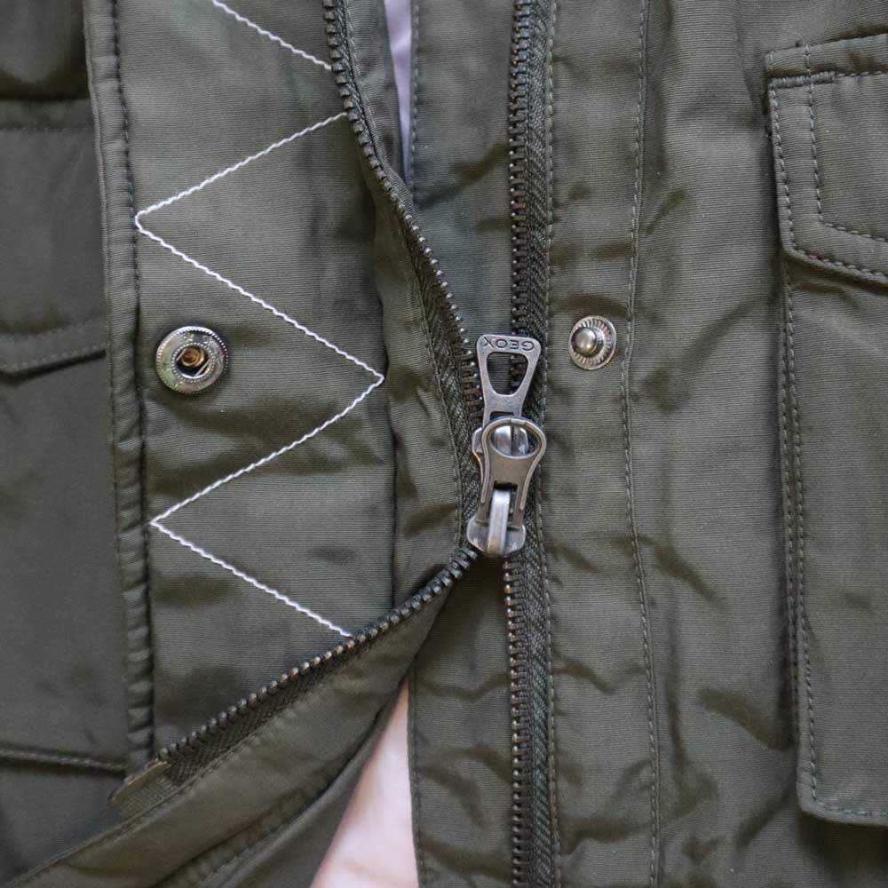 Geox Mädchen Jacke Mantel Atmungsaktiv Parka olivgrün Winterjacke