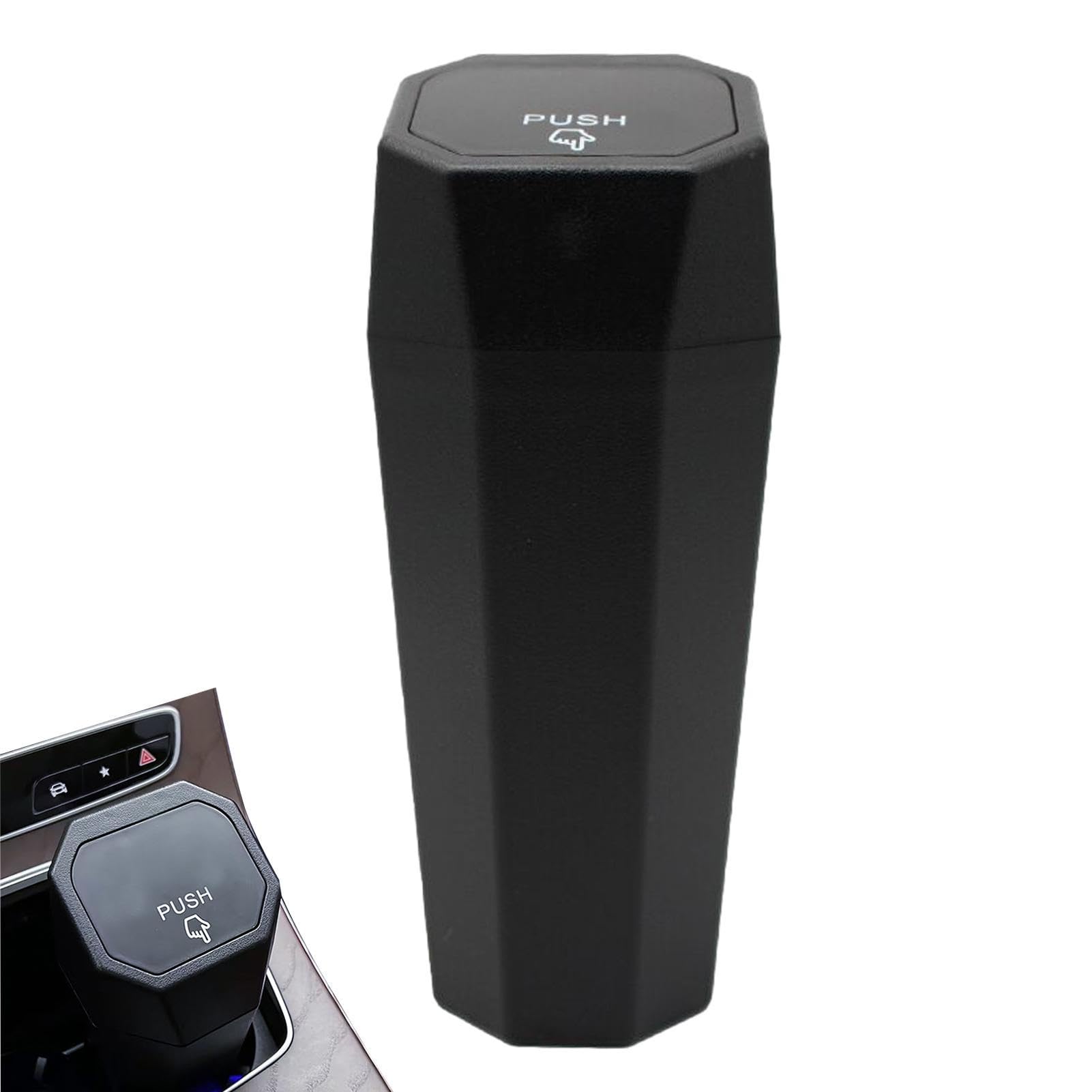 Manolyee Car Trash Can | Car Garbage Bin With Lid - Portable Leak Proof Desktops Trash Can for Desktops, Portable Rubbish Bin for Offices, Kitchen