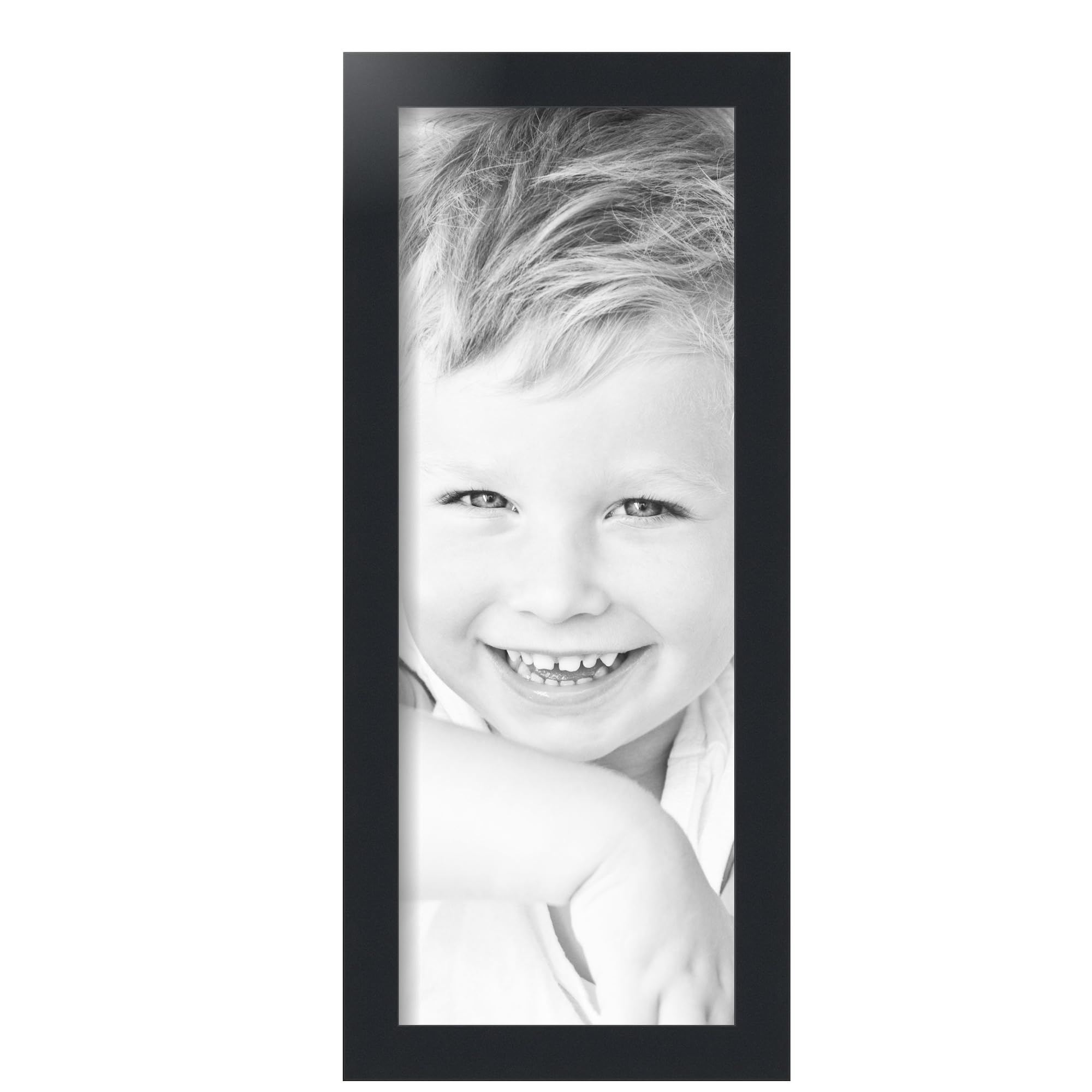 Amazon.com - ArtToFrames 8x21 inch Satin Black Picture Frame