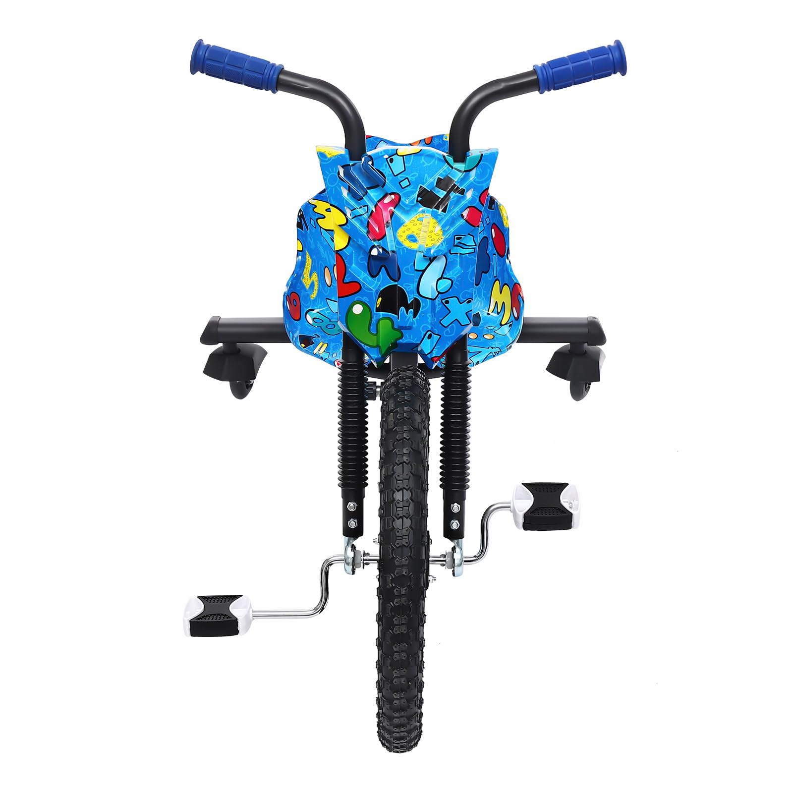 Triciclo infantil Drift Trike, triciclo para niños, estable vehículo al aire libre con ruedas traseras LED, asiento ajustable de 4 niveles, para jardín, parque, escuela, diseño ergonómico