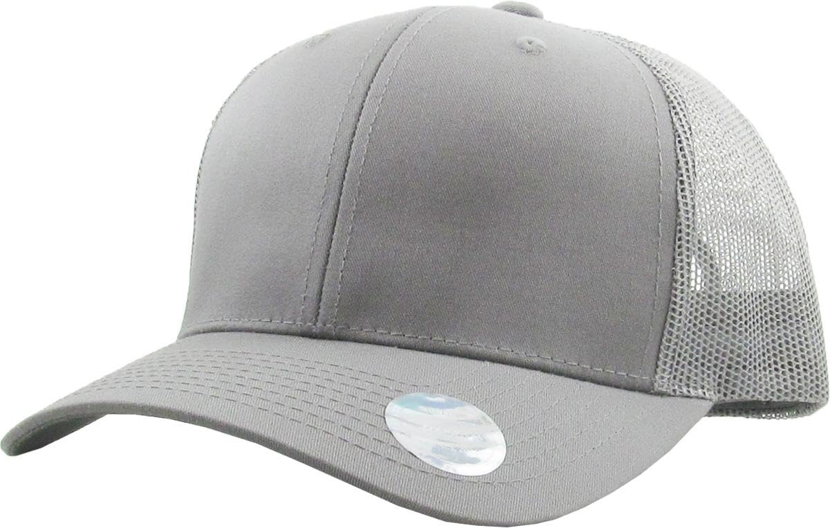 Classic 6 Panel Cotton Twill Mesh Trucker Cap Hat Adjustable Snapback Hat
