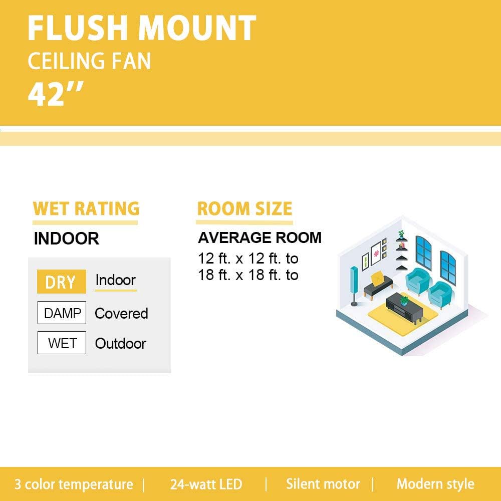 Chеареѕt 🛒 SOLLA Ceiling Fans with LED Light and Remote Control, 42 Inch, Noiseless Reversible Motor, 6-Speed, 3-Blade, 3 Color Temperature Optional, Matt Black Buу 1 gеt 1 SOLLA Ceiling Fans with LED Light and Remote Control, 42 Inch, Noiseless Reversible Motor, 6-Speed, 3-Blade, 3 Color Temperature Optional, Matt Black