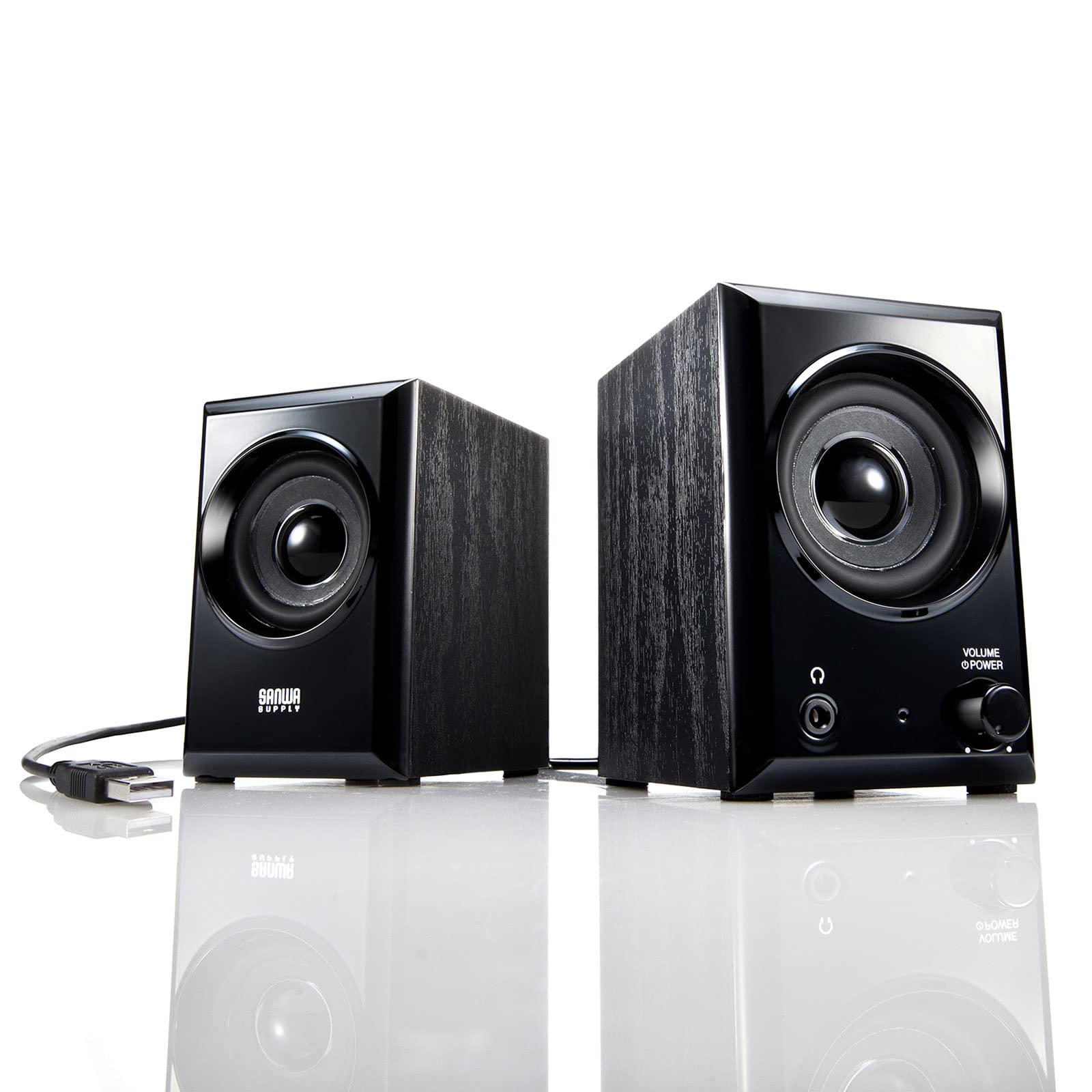 Amazon.co.jp: サンワサプライ USBスピーカー（ブラック） MM