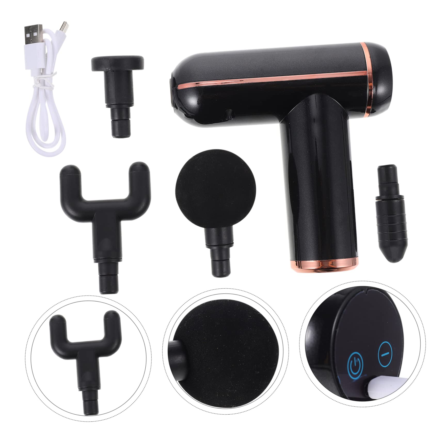 Dispositivo per Massaggio Fascia Ricaricabile 1800mah, Plastica