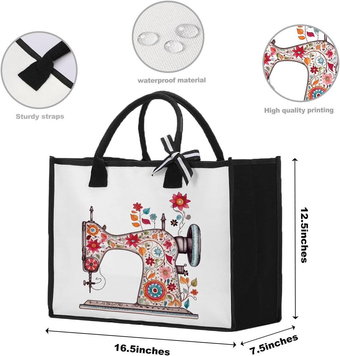Tote Bag for Women Christmas Mother's Day Halloween Birthday Gift for Woman Coworker Friends