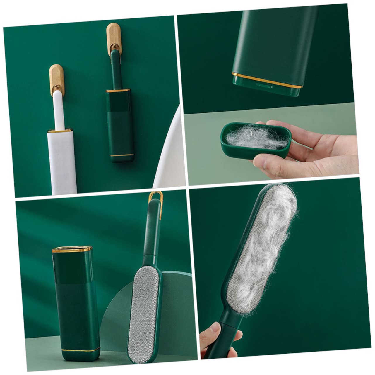 minkissy 5 cepillos electrostáticos de Doble Cara para Quitar pelos de Ropa, Rodillos de Pelusa para alfombras de Coche, removedor de Pelo de Perro para sofá, removedor de Pelo para Muebles, Cepillo