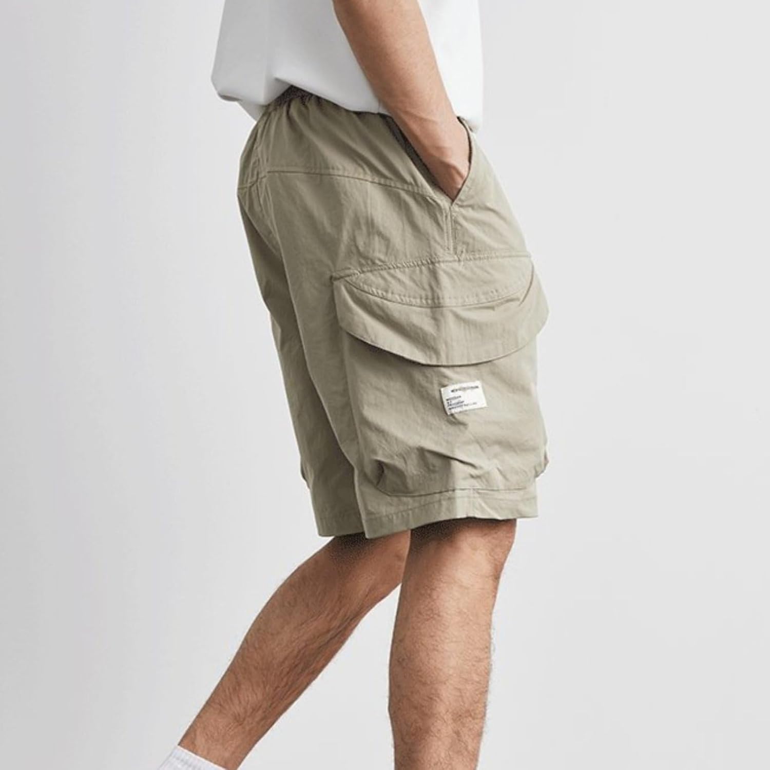 Mens Casual Multi Pockets Cargo Shorts Drawstring Summer Classic Hiking Shorts