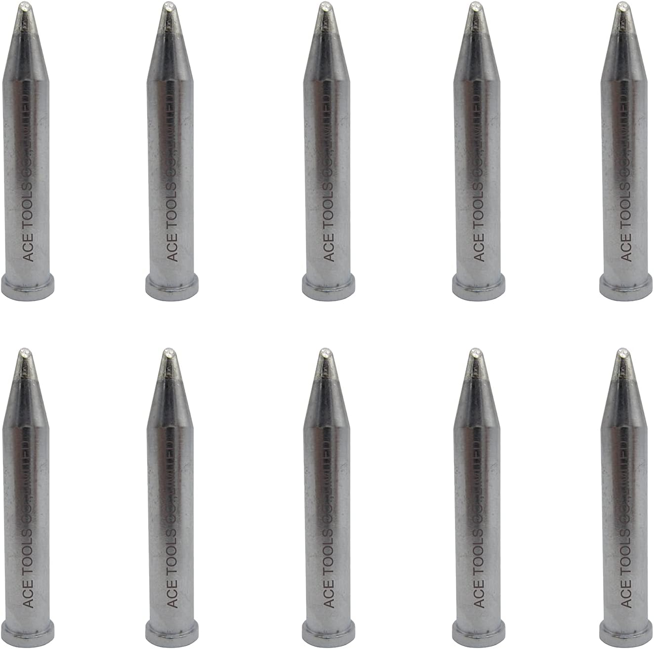 XTAA Bevel Single Flat 0.062" / 1.6mm for WX1010 WX2020 WT1010H WD1000HPT WXP120 WP120 WP120IG WXMP120 ACE Brand Solder Iron Tip (10)