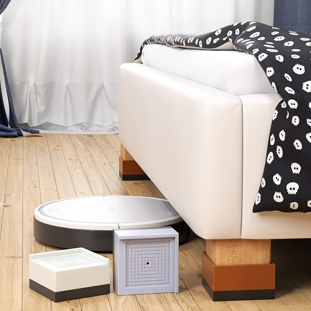 11,5 * 6 cm Elevadores Elevadores para Muebles Elevadores de Cama Patas para Muebles Patas para Mesa Silla Patas para Gabinetes Patas Antideslizantes para Muebles Reemplazo Elevado