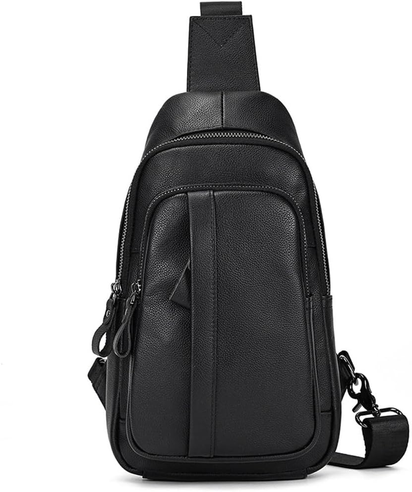 Chest Bag Black Shoulder Large Capacity Crossbody Men's Backpack