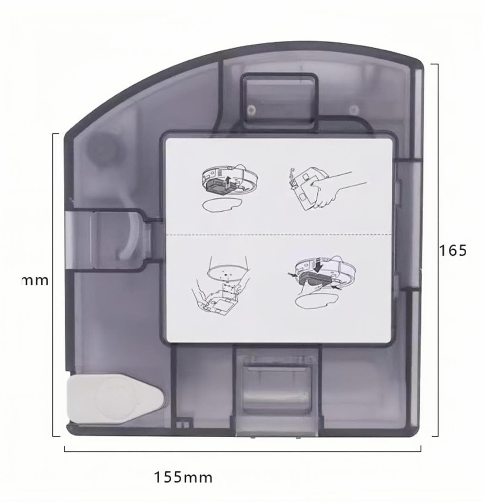 Pattumiera Compatibile Con Roborock Q10 VF Q10 S5 X5 Serbatoio Dell'acqua