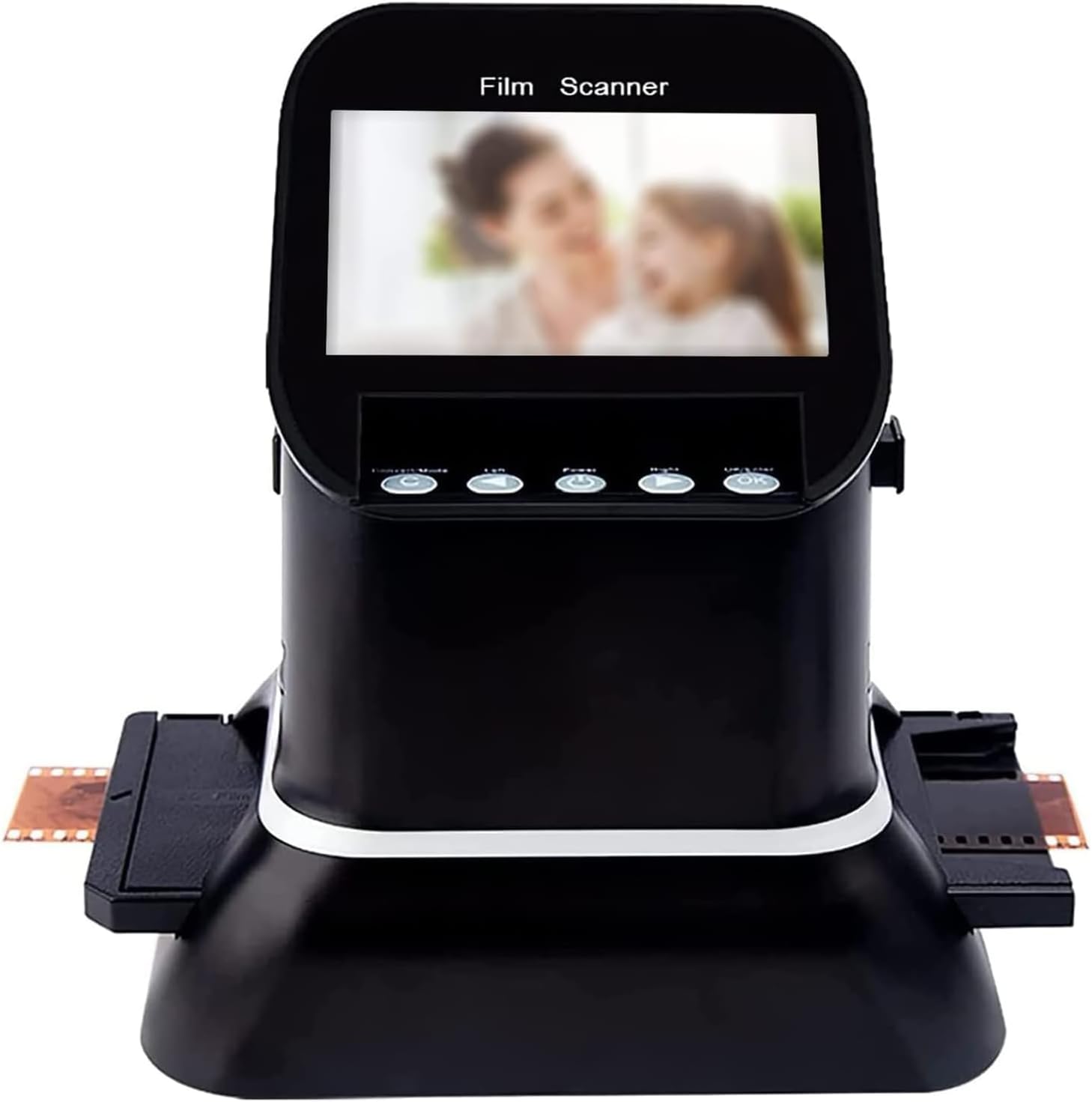 Digital Film and Slide Scanner, 120 High Resolution Film Scanner with 4.3”LCD Screen, Converting 35mm, 135, 126, 127 Negatives and Slides to Digital JPEG, Photo Converter