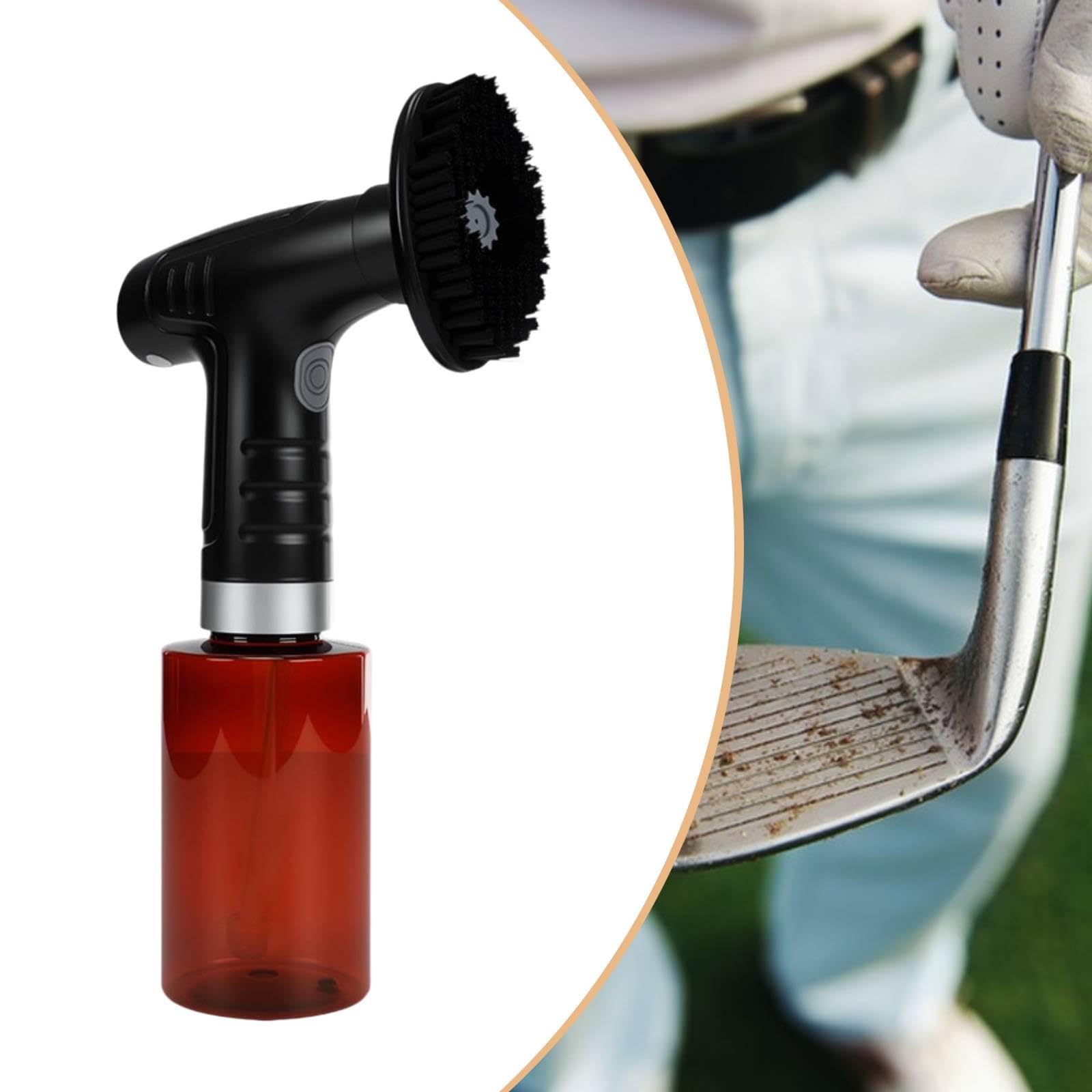 Milageto Cepillo Limpiador eléctrico para Palos Golf, a Prueba Fugas, Regalo para golfistas, Accesorios Ligeros y Recargables.