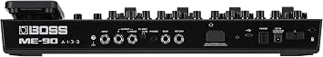 Boss ME-90 Guitar Multiple Effects Bundle with Gearlux Power Supply, Instrument Cable, Patch Cable, and Picks