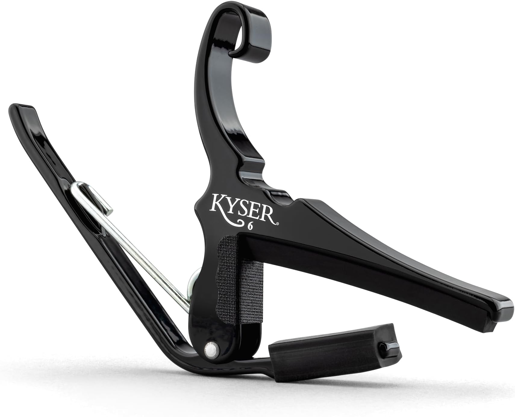Kyser Quick-Change Capo for 6-string acoustic guitars, Black, KG6B