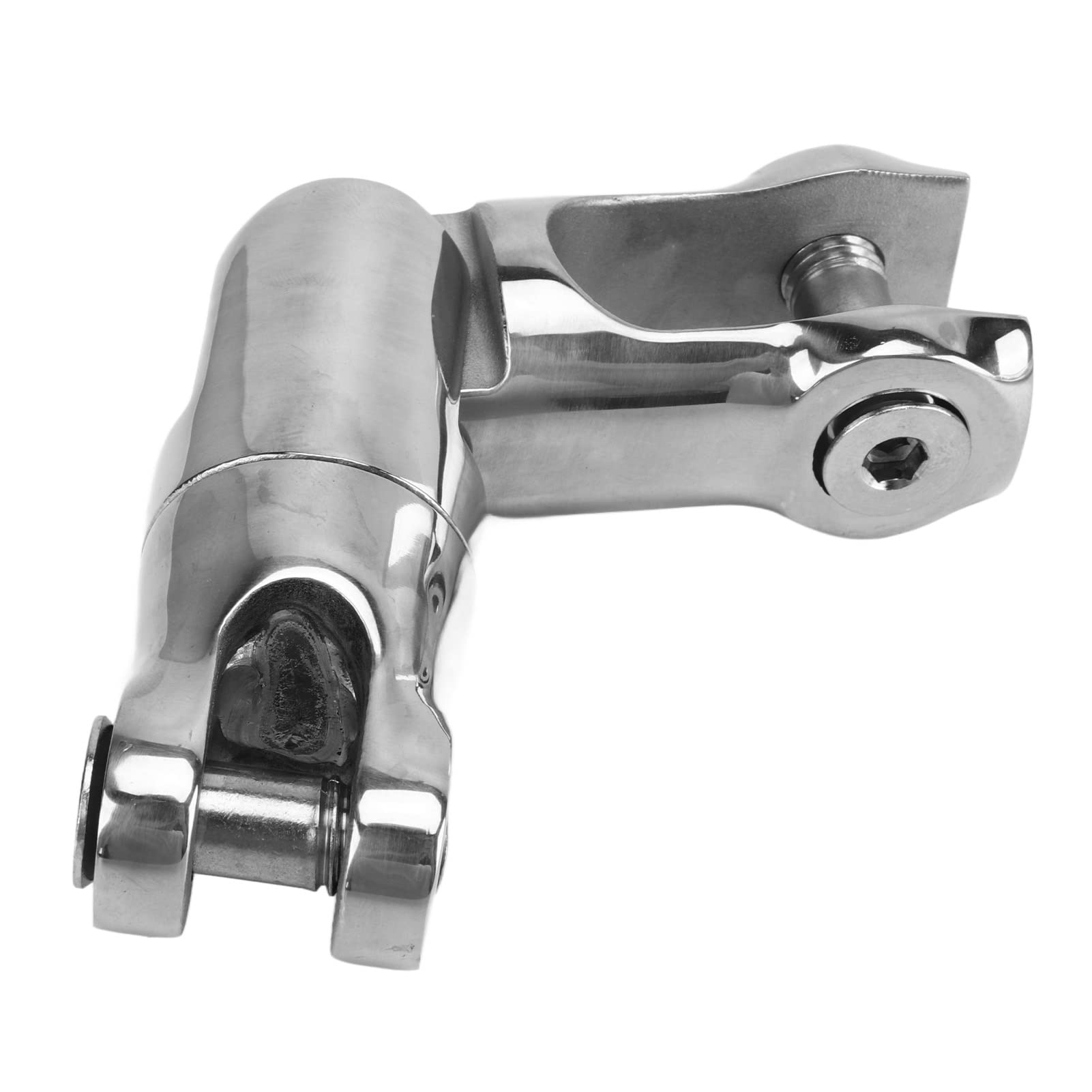 Connettore a doppia rotazione per ancora, girello a catena multidirezionale in acciaio inox 316 per catena di ancoraggio da 10–12 mm, carico di lavoro 9000 LBS, girello per ormeggi