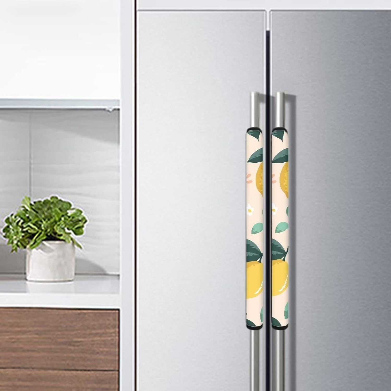 DISNIMO Sunflower Rooster Refrigerator Handle Covers Set of 6, Adorable Kitchen Appliance Handle Covers Microwave Oven Dishwasher Fridge Door Handle Covers Protector