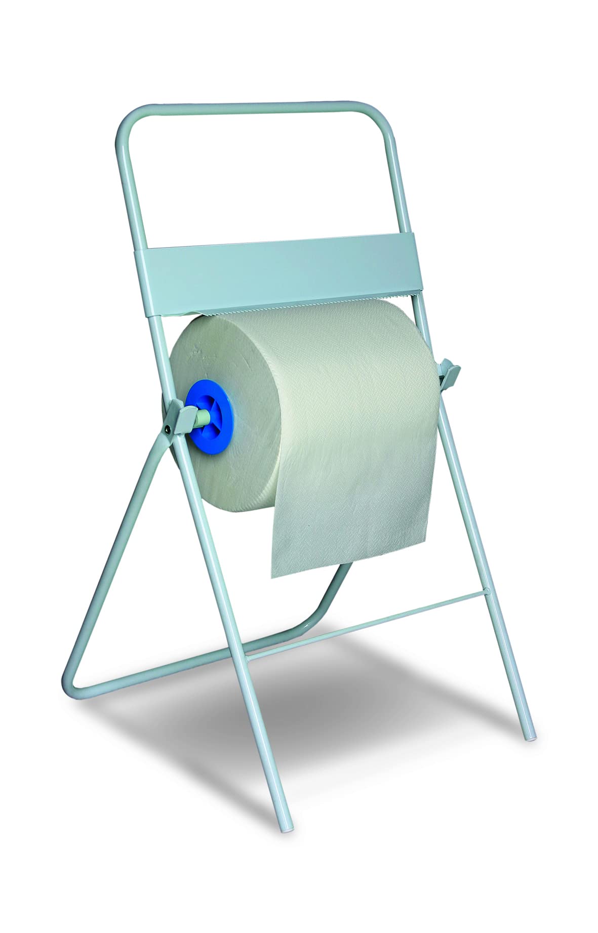 Portarotolo distributore dispenser per bobina carta industriale da pavimento