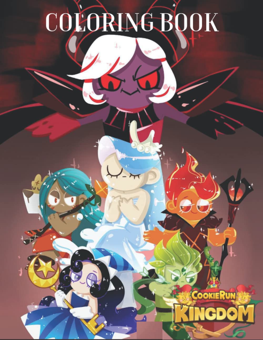 Cookie Run Kingdom Coloring Book: Amazing Illustrations For Kids Children, Teen, Adults To Color And Stimulate Creativity, Great Gift For All Cookie Run Kingdom Lovers