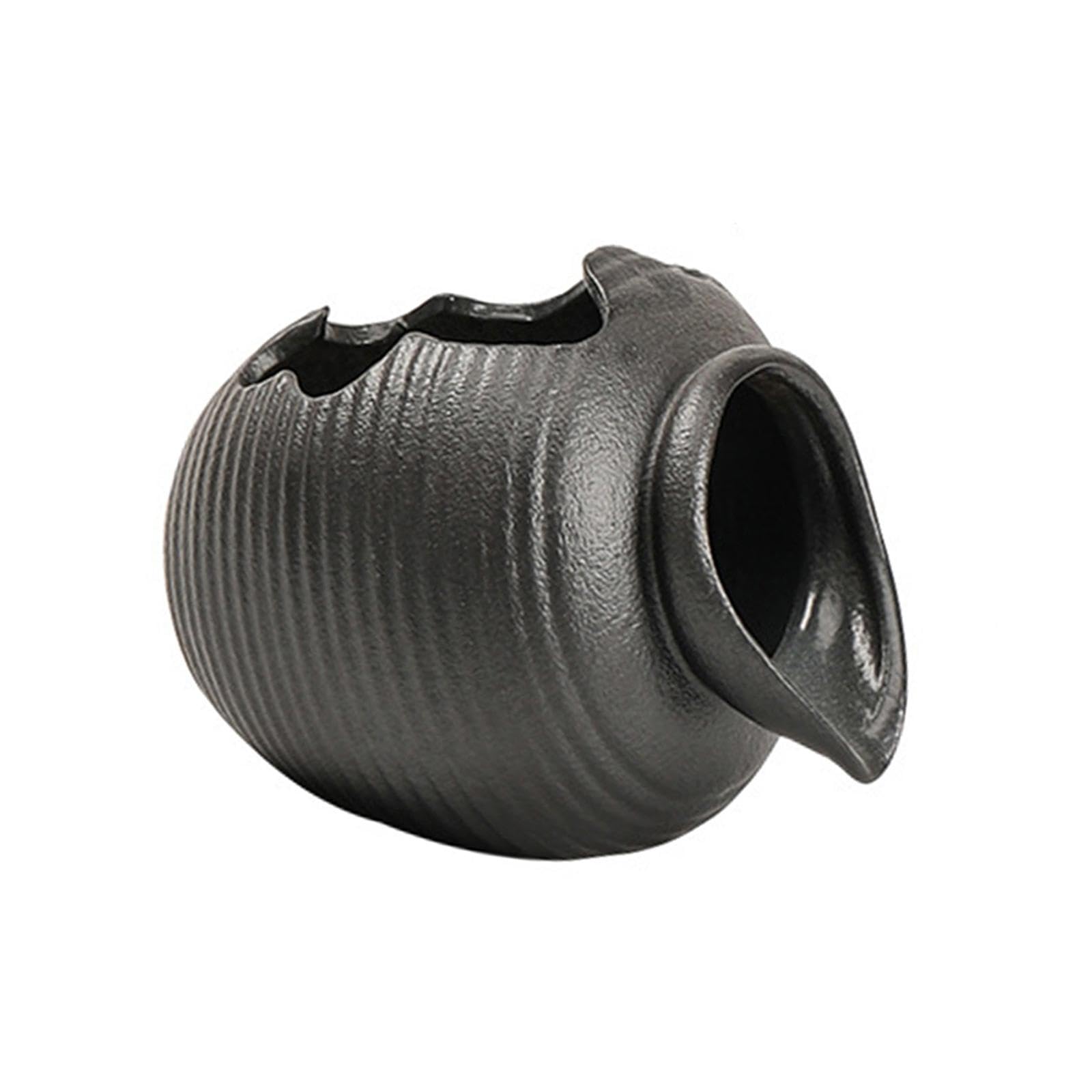 ZOOMELLA Waterfall Water Fountain Jar Clay Pot Black Versatile Flowing Water Ornament|Home & Garden |Indoor Fountains