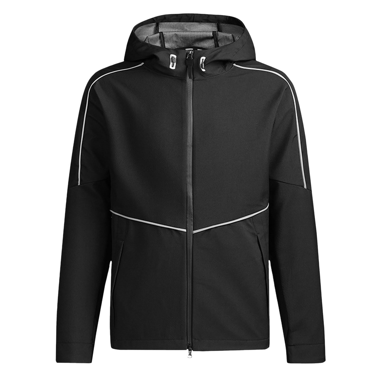 Men's Waterproof Military Combat Jacket Tactical Soft Shell Fleece Jackets with Multi Pockets Casual Winter Jackets Plus Sizes Long Sleeve Lightweight Sweatshirts Work Outdoor Waterproof Jackets