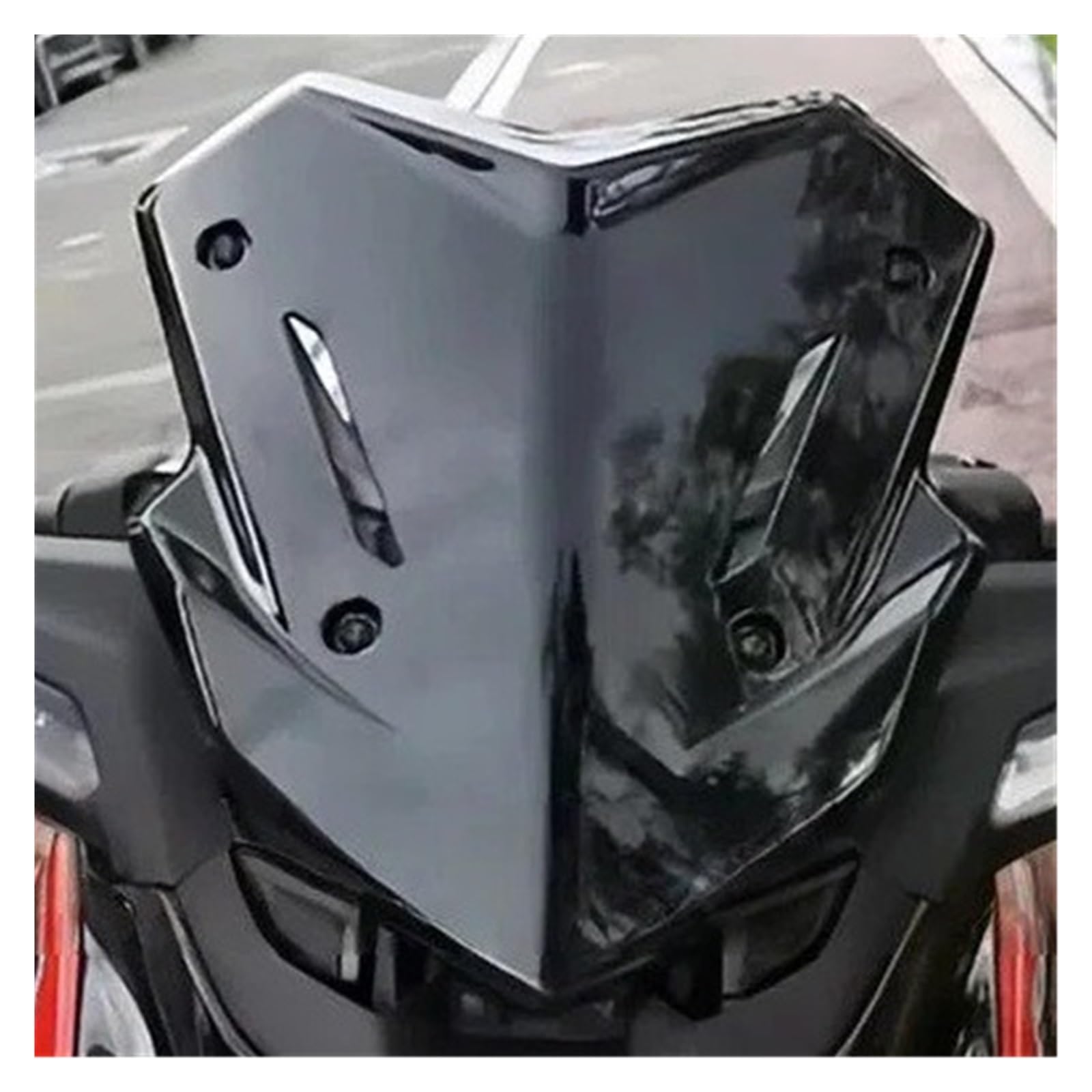 Cupolino Moto Per XMAX300 Per XMAX 300 Tech MAX MAX+ 2025- Parabrezza Per Moto Schermo Deflettore Del Vento Parabrezza(Black)