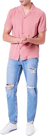 Forever 21 Mens Distressed Straight-Leg Jeans_Old