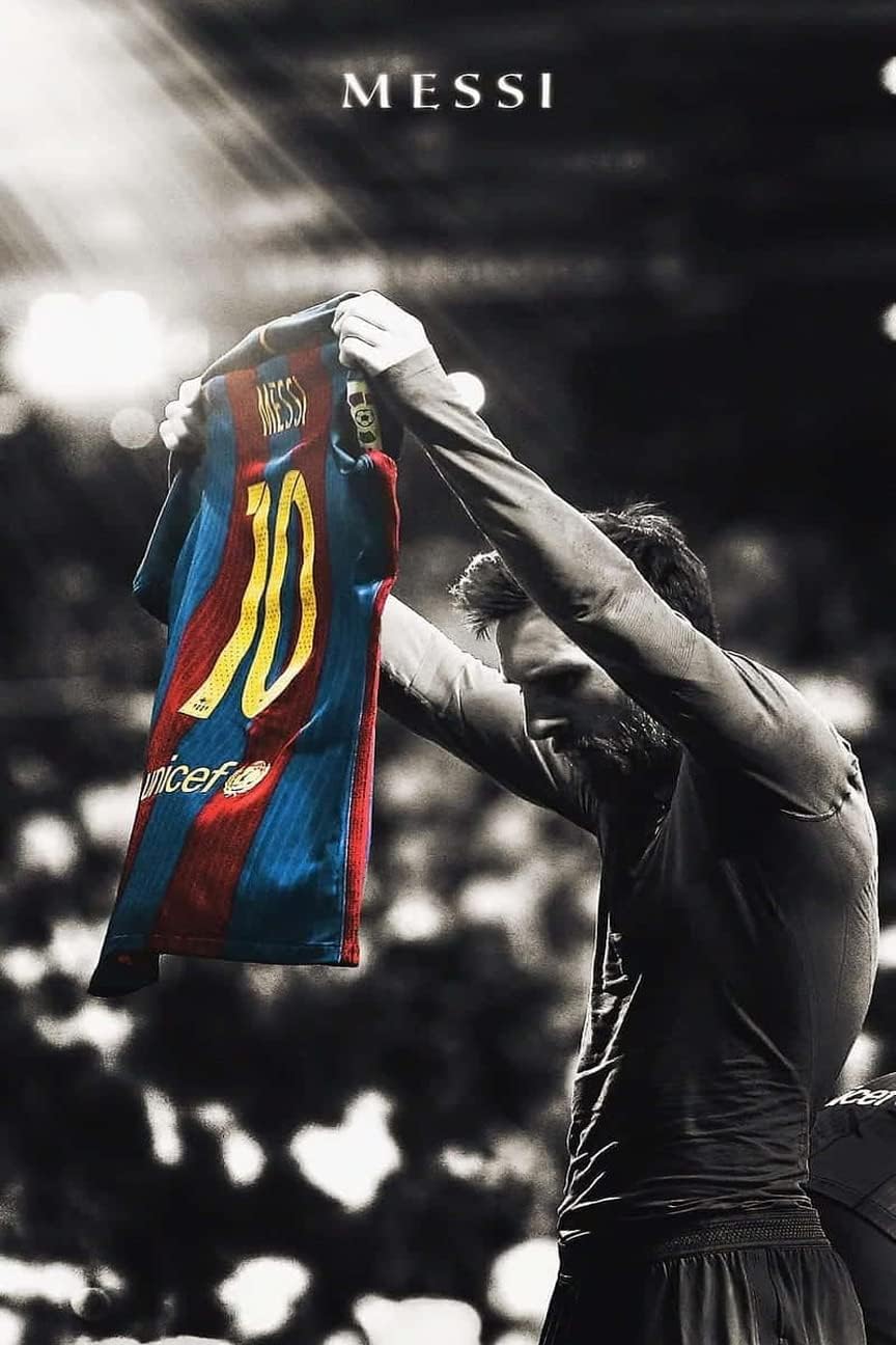 OUTFITQUE Paper Soccer Superstar Lionel Messi 10R, Football Star Legend 12" X 18" Motivational Sports Poster for Gym Office Home Decor, 300 Gsm-image-4