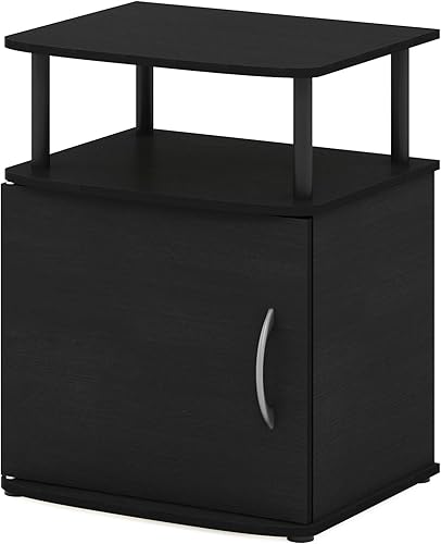 Miniatura 6 de Furinno Jaya - Mesa auxiliar, una, madera negra Negro,Ámbar Pino/Negro,Columbia Nogal/Negro,Roble Francés/Negro,Blanco/Negro,Americano/Cromo,Roble