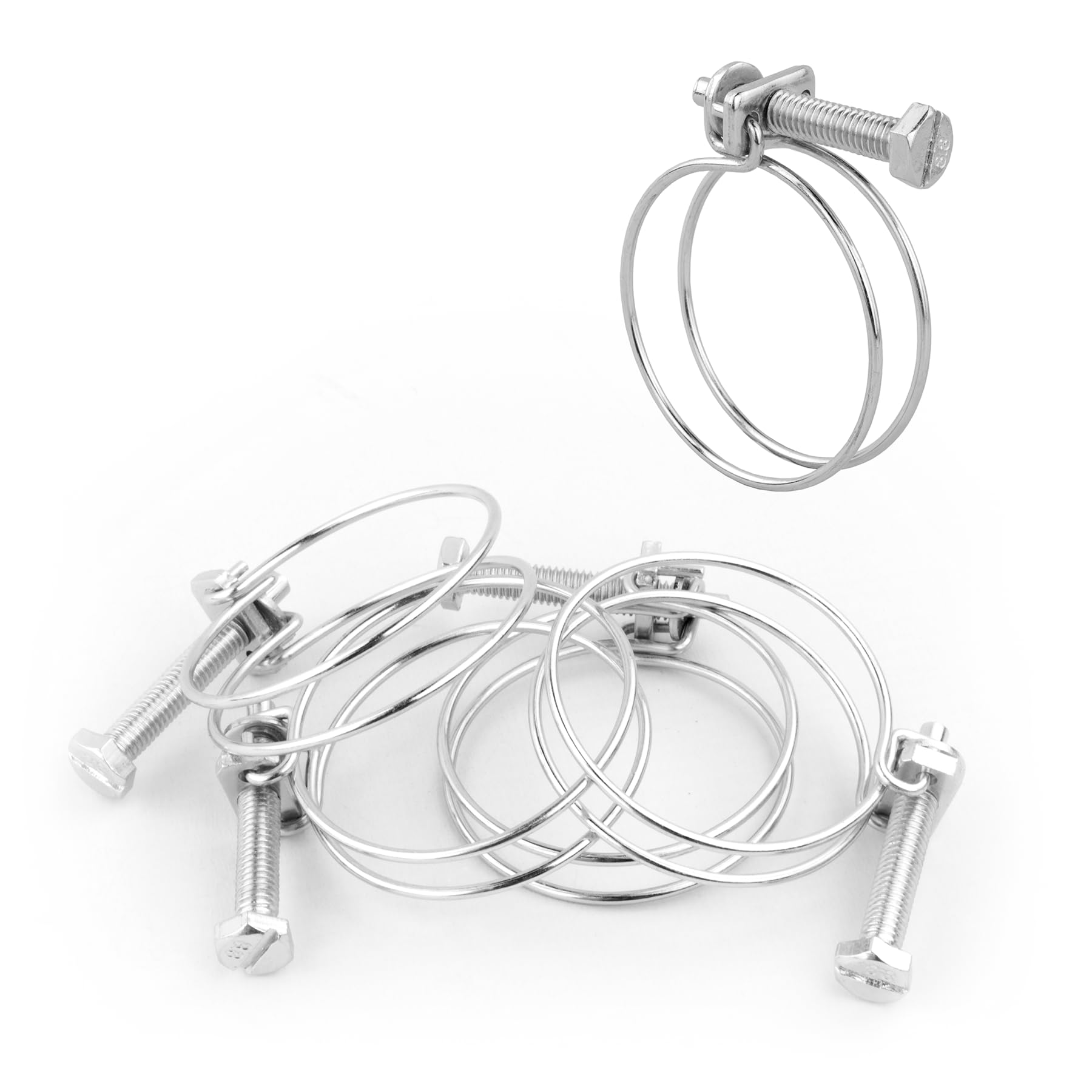 Pisces Double Wire Clips for 38/40mm Hose (5 Pack)