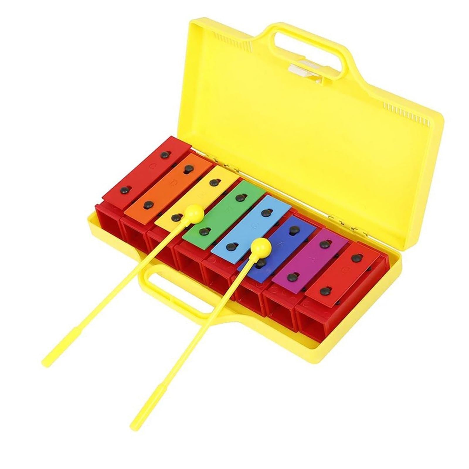 Ksylofon Muzyczny 8 Uwaga Ksylofon Ręczny Dzwonek Kolorowy Perkusyjny Instrument Muzyczny