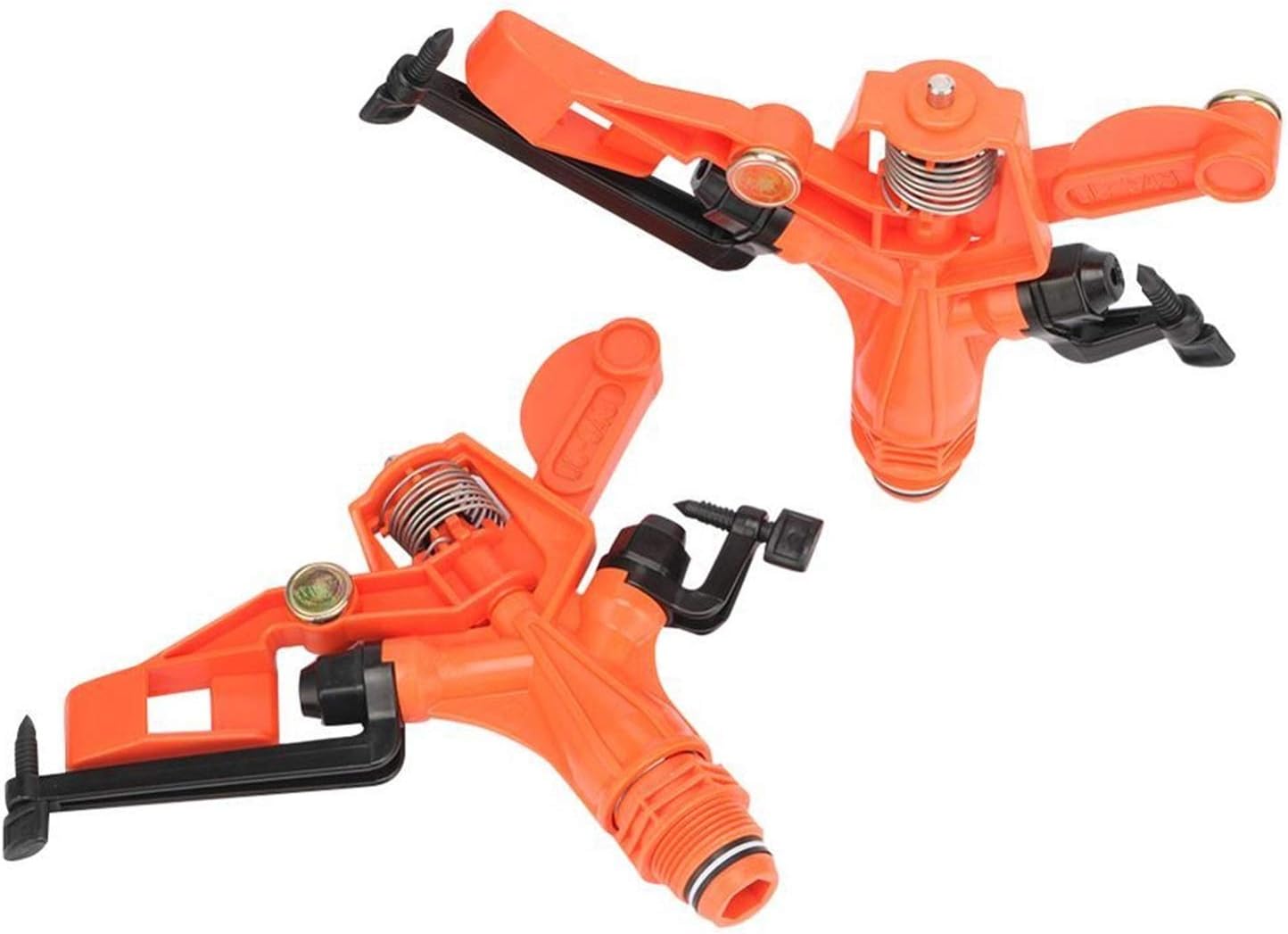 Irrigation Dripper 5 Pieces of 3/4 Inch External Thread Rotating Rocker Arm Sprinklers, Automatic 360-degree Spray Watering Sprinklers, Garden Agricultural Irrigation Equipment