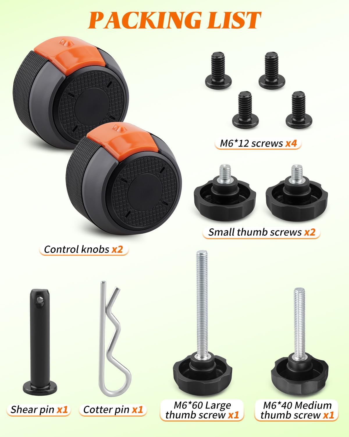 Griddle Hardware and Knob Kit Fit for Blackstone 2355 2-Burner Propane Griddles 28in