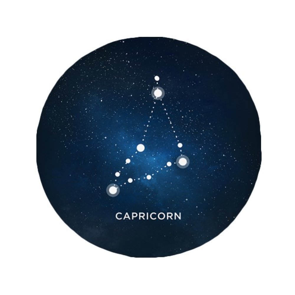 Tapis Capricorne Constellation, le cadeau astro idéal 80cm