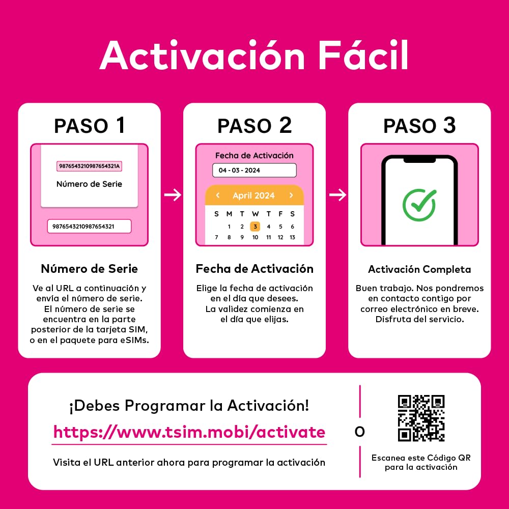 TTSIM Tarjeta SIM de Viaje Prepago USA 60 Días | Datos Ilimitados 4G/5G en USA | Llamadas Locales Ilimitadas | Llamadas y SMS Entrantes Gratis | Tarjeta SIM 5G Mejorada