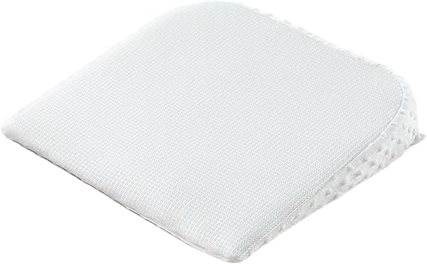 Baby Wedge Pillow for Newborn 15x19x5 Double-Sided Anti Reflux Pillow for Baby with Fastening Tape Waist Belt & Zippered Cover 15°Memory Foam Newborn Essentials - 4