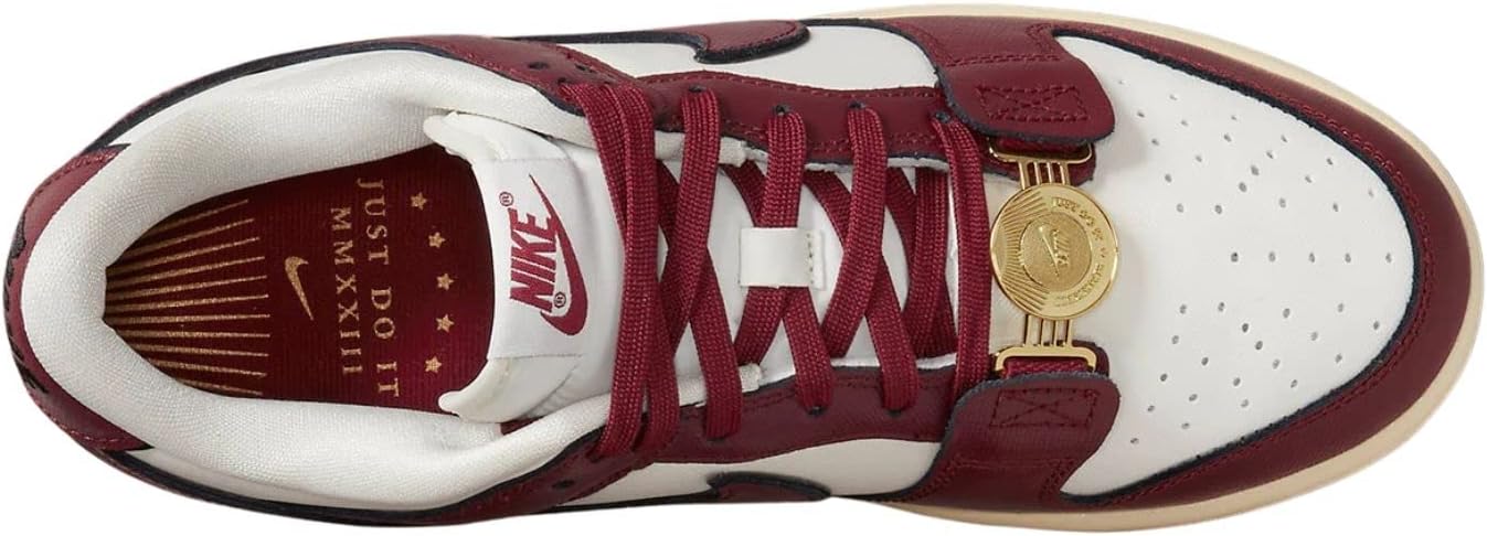 Nike WMNS Dunk Low SE - Sail / Team Red / Black / Muslin by Nike