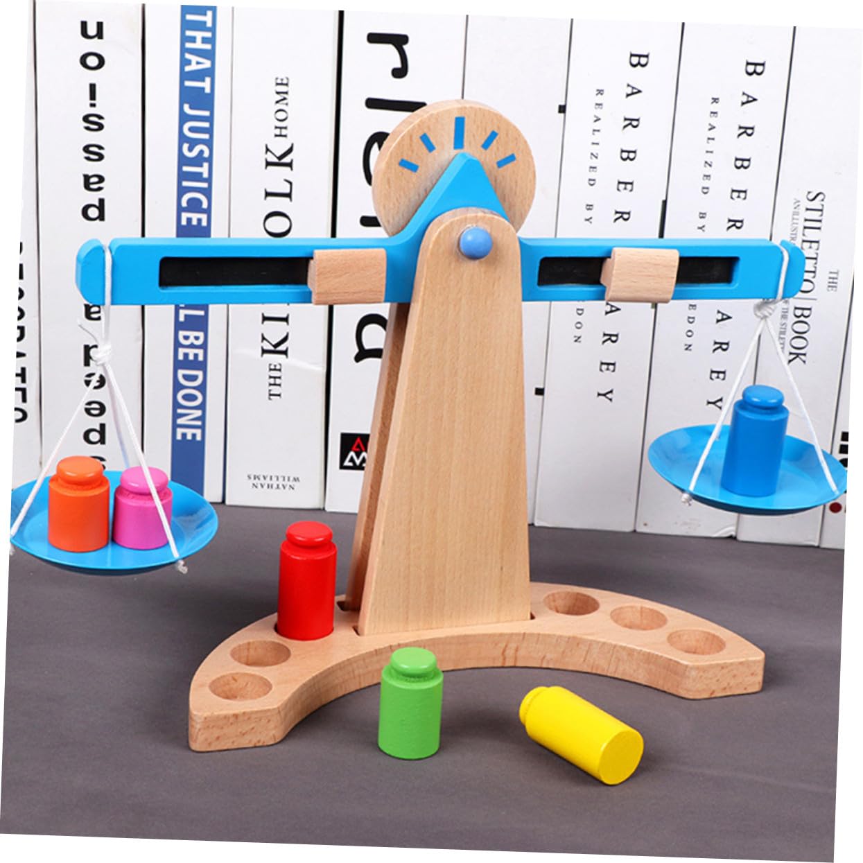 NOLITOY Juguete Educativo de Madera Infantil de Cálculo para Niñas Desarrollo Cognitivo y Coordinación Mano-Ojo